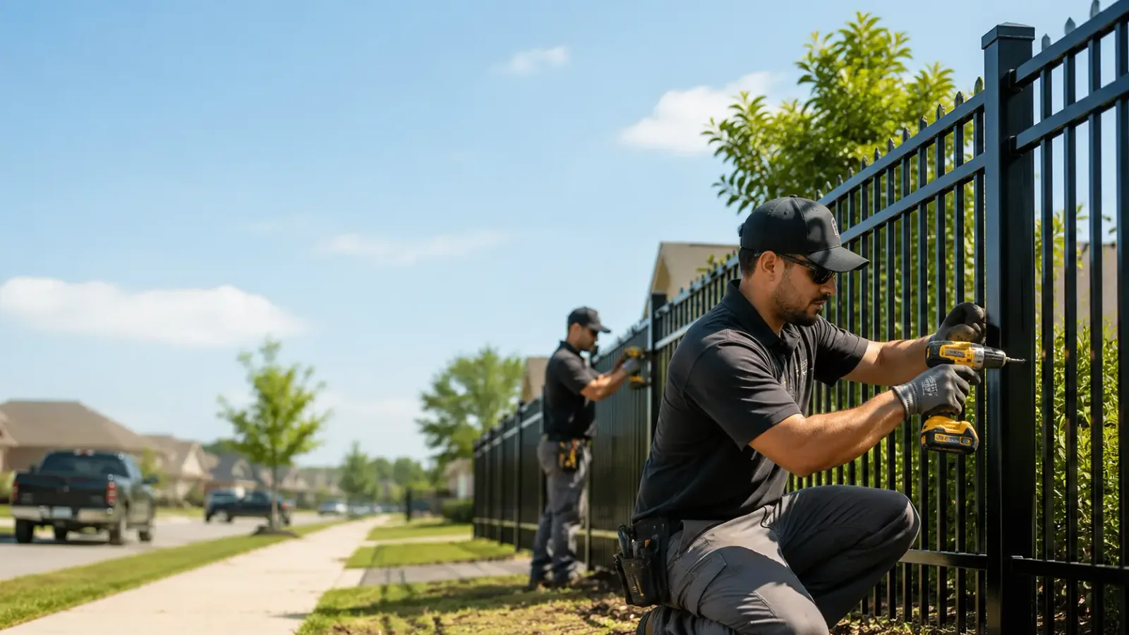 Metal Fence Installation in Meridianville, AL